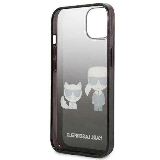 Karl Lagerfeld KLHCP13STGKCK iPhone 13 mini 5,4" tok fekete Gradálódó Ikonik Karl & Choupette - 7