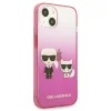 Karl Lagerfeld KLHCP13STGKCP iPhone 13 mini 5,4" tok rózsaszín/pink Gradient Ikonik Karl & Choupette thumbnail