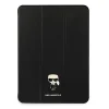 Karl Lagerfeld KLFC12OKMK iPad Pro 12.9" 2021 fliptok fekete Saffiano Karl Iconic tok