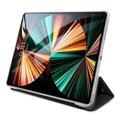 Karl Lagerfeld KLFC12OKMK iPad Pro 12.9" 2021 fliptok fekete Saffiano Karl Iconic tok - 2