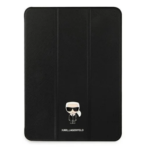 Karl Lagerfeld KLFC12OKMK iPad Pro 12.9" 2021 fliptok fekete Saffiano Karl Iconic tok - 1