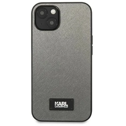 Karl Lagerfeld KLHCP13SSFMP2DG iPhone 13 mini 5,4" tok ezüst / ezüst Saffiano Plaque - 3