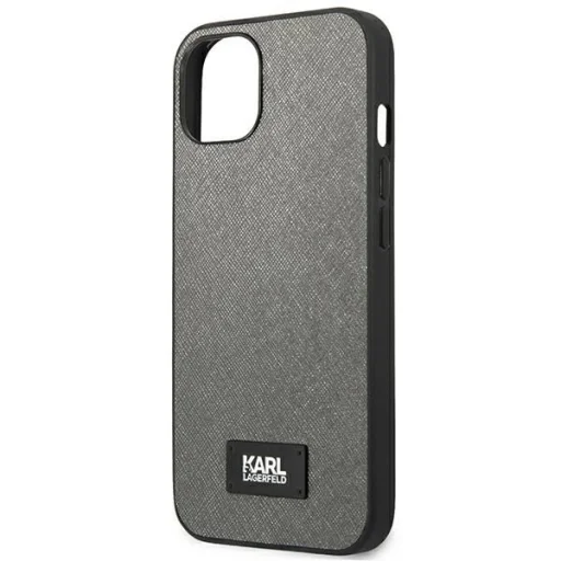 Karl Lagerfeld KLHCP13SSFMP2DG iPhone 13 mini 5,4" tok ezüst / ezüst Saffiano Plaque - 6