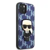 Karl Lagerfeld KLHCP13MPMNIKBL iPhone 13 6.1" hardcase kék/kék Monogram Ikonik Patch tok - 4