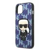 Karl Lagerfeld KLHCP13MPMNIKBL iPhone 13 6.1" hardcase kék/kék Monogram Ikonik Patch tok - 6
