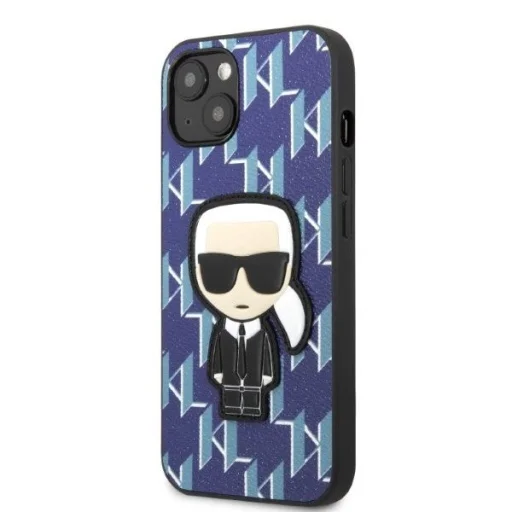 Karl Lagerfeld KLHCP13SPMNIKBL iPhone 13 mini 5.4" hardcase kék/kék Monogram Ikonik Patch tok - 2