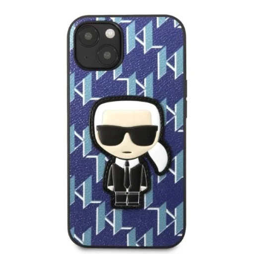 Karl Lagerfeld KLHCP13SPMNIKBL iPhone 13 mini 5.4" hardcase kék/kék Monogram Ikonik Patch tok - 3