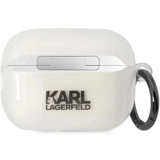Karl Lagerfeld KLAP2HNCHTCT Átlátszó AirPods Pro 2 tok Ikonik Choupette - 2