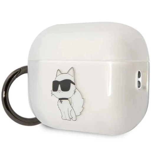 Karl Lagerfeld KLAP2HNCHTCT Átlátszó AirPods Pro 2 tok Ikonik Choupette - 3