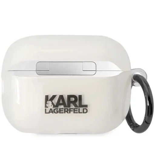 Karl Lagerfeld KLAP2HNIKTCT Airpods Pro 2 tok átlátszó Ikonik Karl Lagerfeld - 2