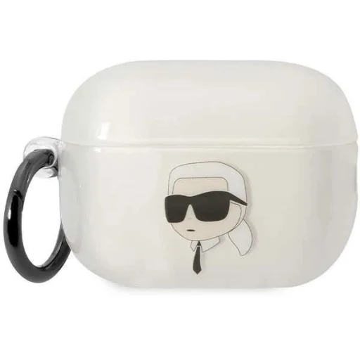 Karl Lagerfeld KLAP2HNIKTCT Airpods Pro 2 tok átlátszó Ikonik Karl Lagerfeld - 1