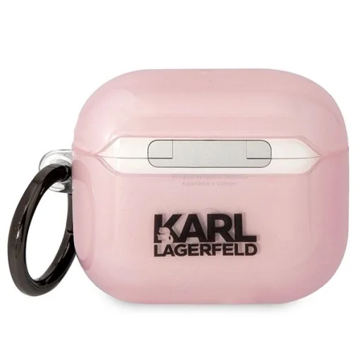 Karl Lagerfeld KLA3HNCHTCP Airpods 3 tok rózsaszín/rózsaszín Ikonik Choupette - 2