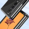Plating Case tok Samsung Galaxy Z Fold 4 tok kék színű fém kerettel thumbnail