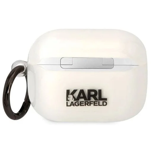 Karl Lagerfeld KLAPHNCHTCT AirPods Pro tok átlátszó Ikonik Choupette tok - 2