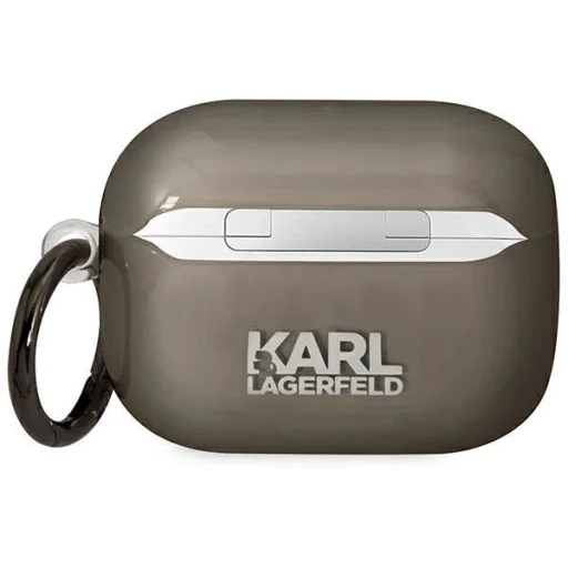 Karl Lagerfeld KLAPHNIKTCK AirPods Pro tok fekete/fekete Karl's Head - 2