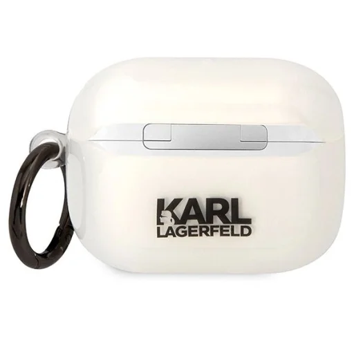 Karl Lagerfeld KLAPHNIKTCT Átlátszó Karl`s Head AirPods Pro tok - 2