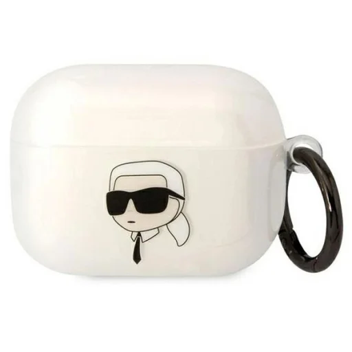 Karl Lagerfeld KLAPHNIKTCT Átlátszó Karl`s Head AirPods Pro tok - 1