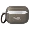 Karl Lagerfeld KLAPHNKCTGK Airpods Pro fekete/fekete Gliter Karl&amp;Choupette tok - 2