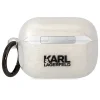 Karl Lagerfeld KLAPHNKCTGT Airpods Pro tok átlátszó csillámos Karl&Choupette - 2