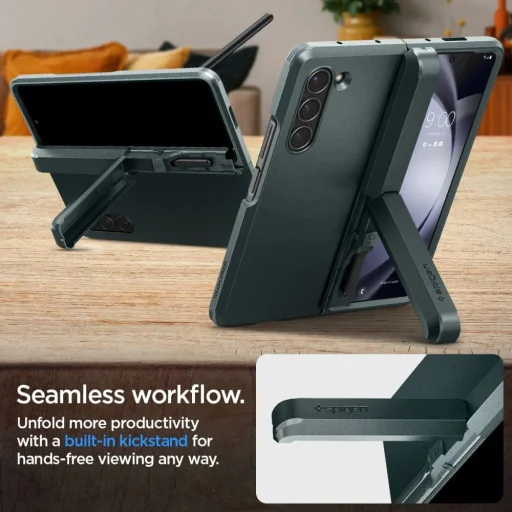 Spigen TOUGH ARMOR PRO PEN GALAXY Z Fold 5 ABYSS GREEN tok - 20