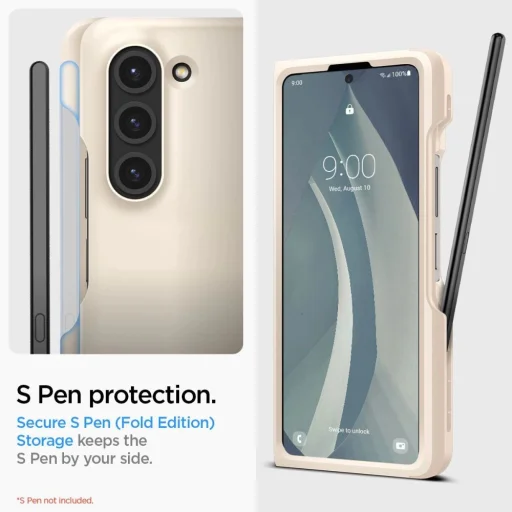 Spigen THIN FIT PEN GALAXY Z Fold 5 PEARLED IVORY puzdro - 2