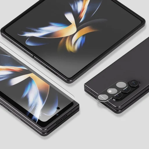 Whitestone ALL-IN-ONE PROTECTIVE FOIL 2-SET GALAXY Z Fold 5 CLEAR üvegfólia - 3