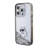  iPhone 15 Pro Max Karl Lagerfeld Liquid Glitter Choupette tok - átlátszó thumbnail