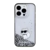  iPhone 15 Pro Max Karl Lagerfeld Liquid Glitter Choupette tok - átlátszó thumbnail