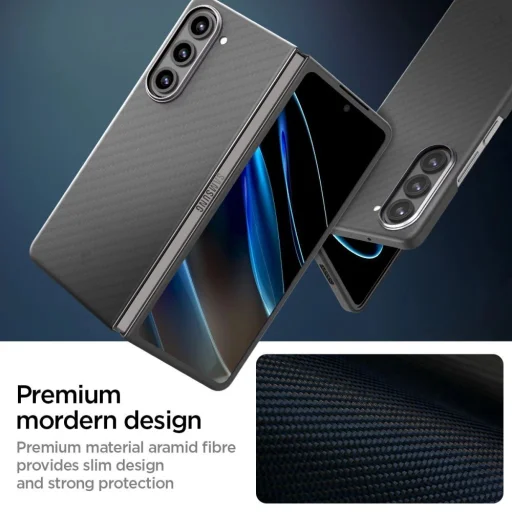 Spigen AirSkin Pro puzdro na Samsung Galaxy Z Fold 5 - čierne - 7