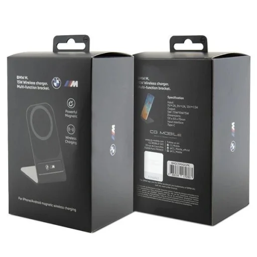 BMW nice induction BMDCSMADGPK 15W fekete/fekete M Edition MagSafe - 3