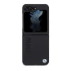 BMW Bőr Hot Stamp tok Samsung Galaxy Z Flip 5 - fekete thumbnail