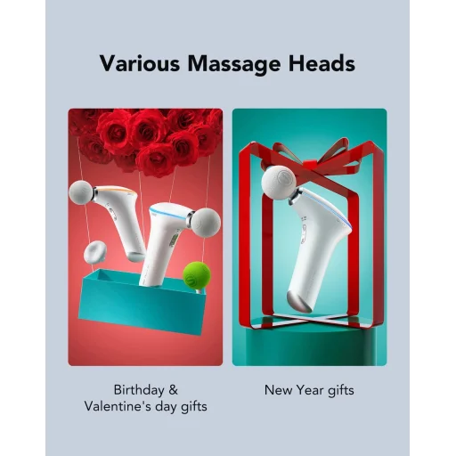 SKG F5-EN masszázspisztoly az egész testre - fehér - 12