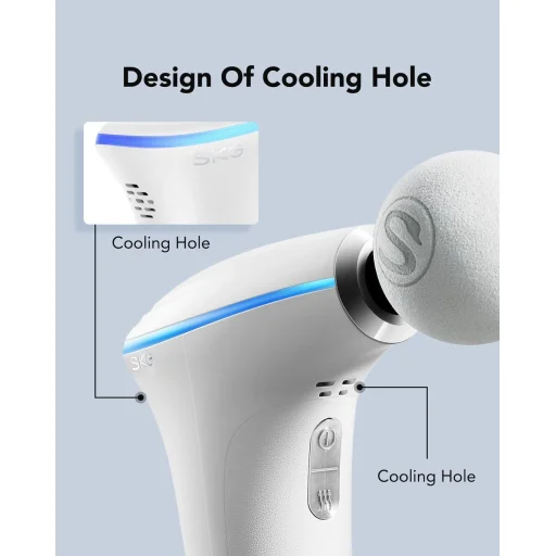 SKG F5-EN masszázspisztoly az egész testre - fehér - 15