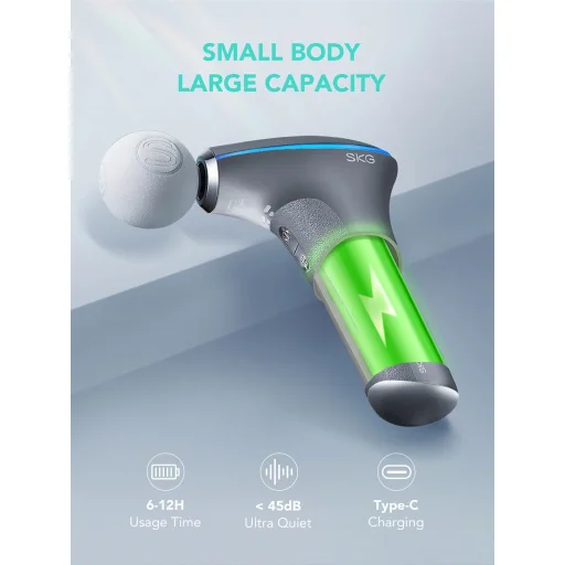 SKG F5-EN masszázspisztoly az egész testre - szürke - 12