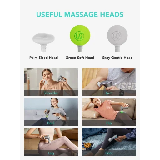 SKG F5-EN masszázspisztoly az egész testre - szürke - 15