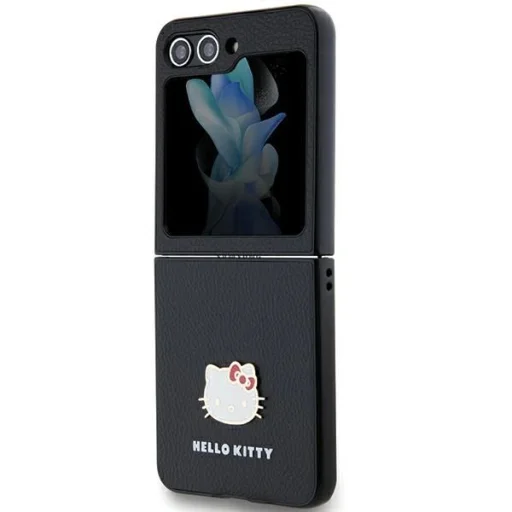 Hello Kitty Metal Logo Kitty Head tok Samsung Galaxy Z Flip 5 - fekete - 6
