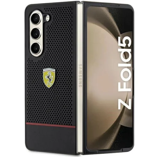 Ferrari Perforated Line tok Samsung Galaxy Z Fold 5 - fekete - 1