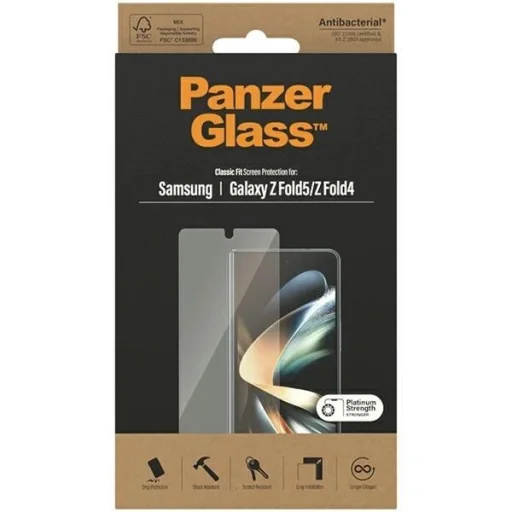 PanzerGlass Classic Fit antibakteriális üvegfólia Samsung Galaxy Z Fold 5 / Z Fold 4-hez - 4
