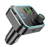 Borofone FM Transmitter BC53 Highway MP3, Bluetooth - 2xUSB + Type C - QC 3.0 18W PD 20W fekete - 1