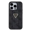 Guess PU Grip Stand 4G Strass Triangle Metal Logo iPhone 15 Pro tok thumbnail