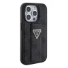 Guess PU Grip Stand 4G Strass Triangle Metal Logo iPhone 15 Pro tok thumbnail