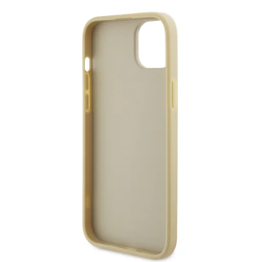 Guess PU 4G Strass Metal Logo tok iPhone 15 Gold - 6