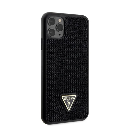 Guess Rhinestones Triangle Metal Logo iPhone 11 Pro Max tok - 3