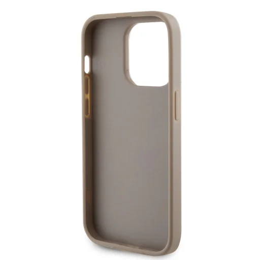 Guess PU 4G Strass Metal Logo tok iPhone 15 Pro arany - 6