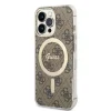 Guess IML 4G MagSafe tok iPhone 13 Pro-hoz barna