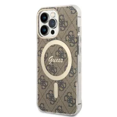Guess IML 4G MagSafe tok iPhone 13 Pro-hoz barna