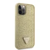 Guess Rhinestones Triangle Metal Logo tok iPhone 12 Pro Max Gold thumbnail