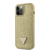 Guess Rhinestones Triangle Metal Logo tok iPhone 12 Pro Max Gold thumbnail