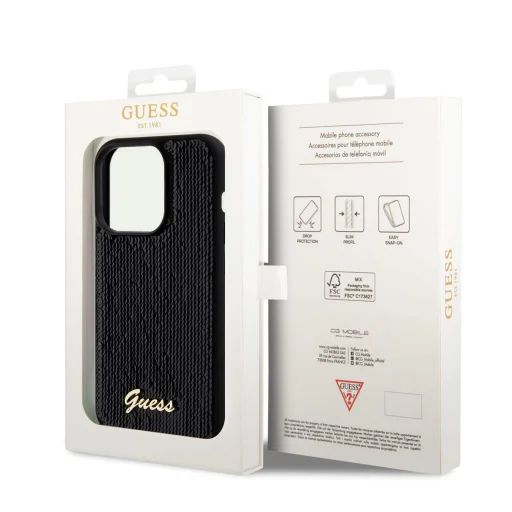 Guess Sequin Script Logo iPhone 14 Pro Max tok - 7