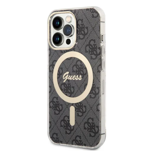 Guess IML 4G MagSafe tok iPhone 13 Pro-hoz fekete - 1